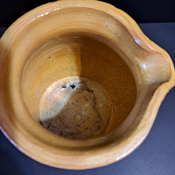 Hand Thrown Studio Art‎ Clay Artisan Drip Glaze Pitcher 1979 Artist Signed - Picture 5 of 6